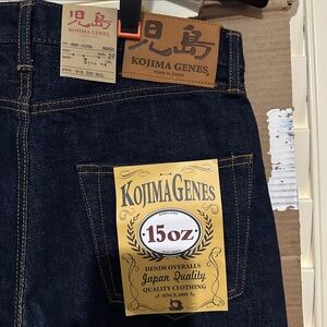 Kojima Genes RNB-102SS Japanese Raw Denim Jeans – 15oz – Size 32 – Made in Japan